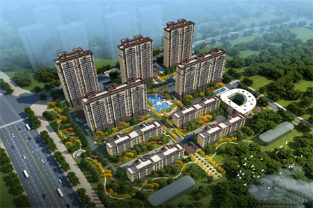 蓝润十年城3室2厅1卫67万100m2精装出售